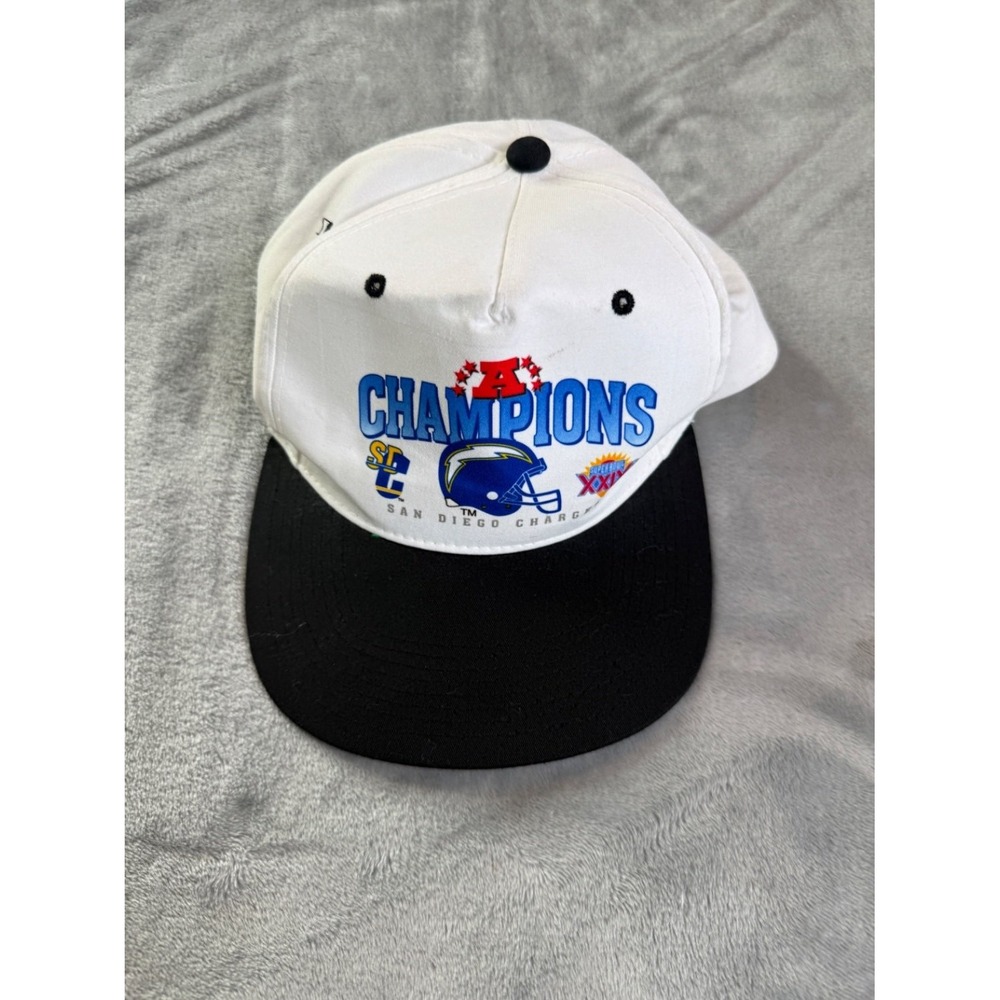 New Era Snapback Hat San Diego Chargers Afc Champions Super Bowl Xxix Football